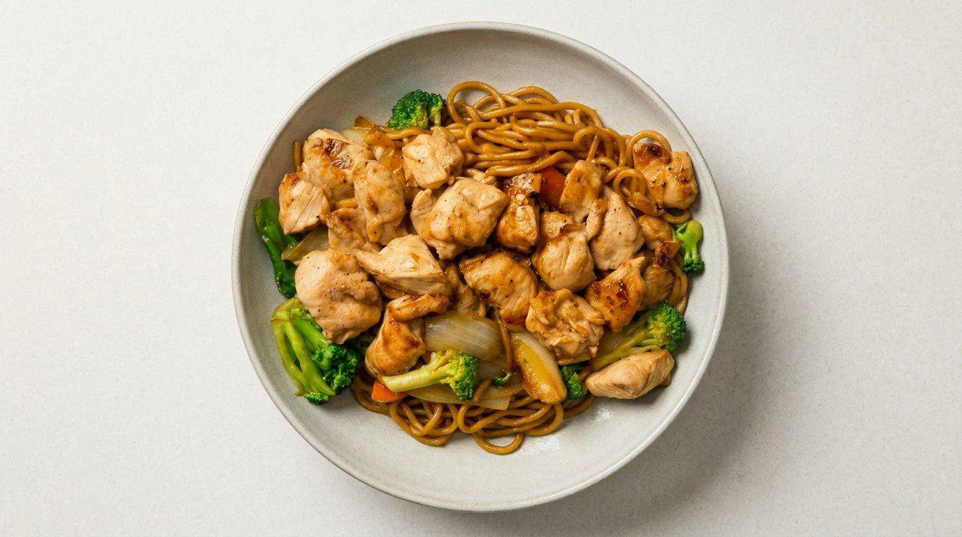 Chicken Yaki Soba at Joy Japan Sushi & Hibachi, Japanese Restaurant in Palm Bay