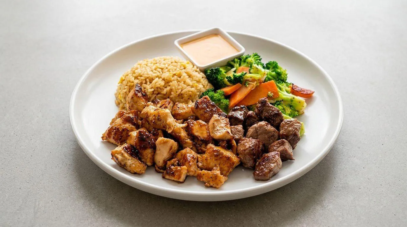 Hibachi Chicken & Steak at Joy Japan Sushi & Hibachi, Japanese Restaurant in Palm Bay